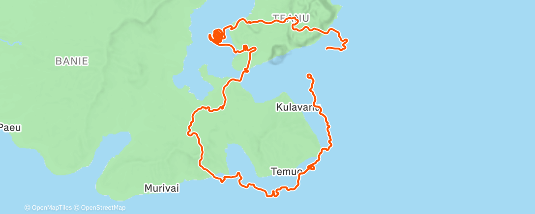 Map of the activity, Zwift - L1
