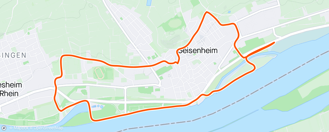 アクティビティ「Lauf am Nachmittag」の地図
