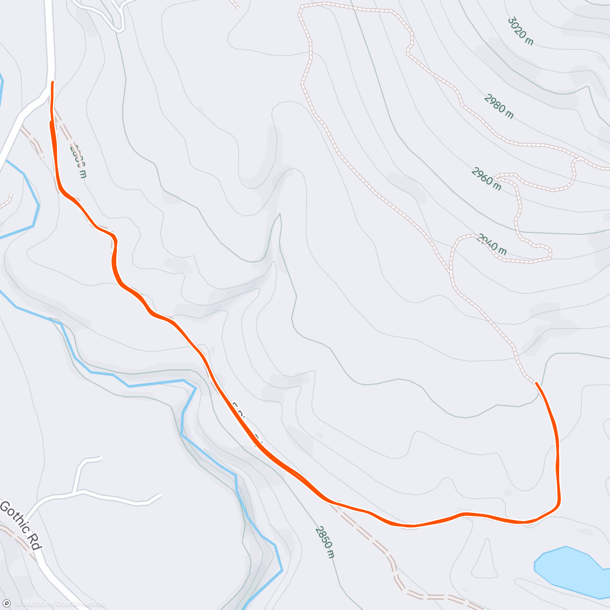 Map of the activity, Walkabout