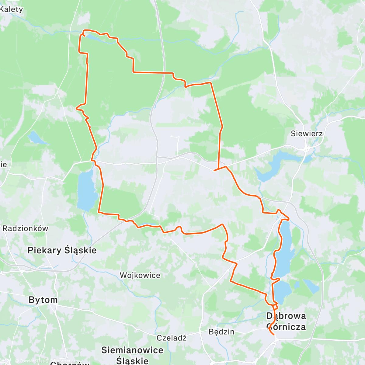 Map of the activity, Jest nie tylko lodowato zimno, ale i spadł śnieg jakiś taki jak z Temu🥶😅