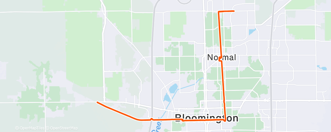Map of the activity, Afternoon Ride