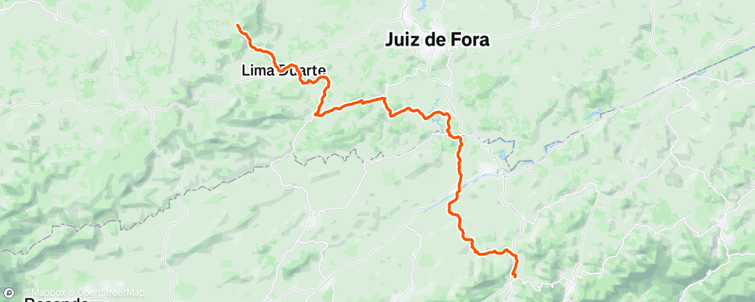 Map of the activity, Expedição Travessia Itaipava - Ibitipoca