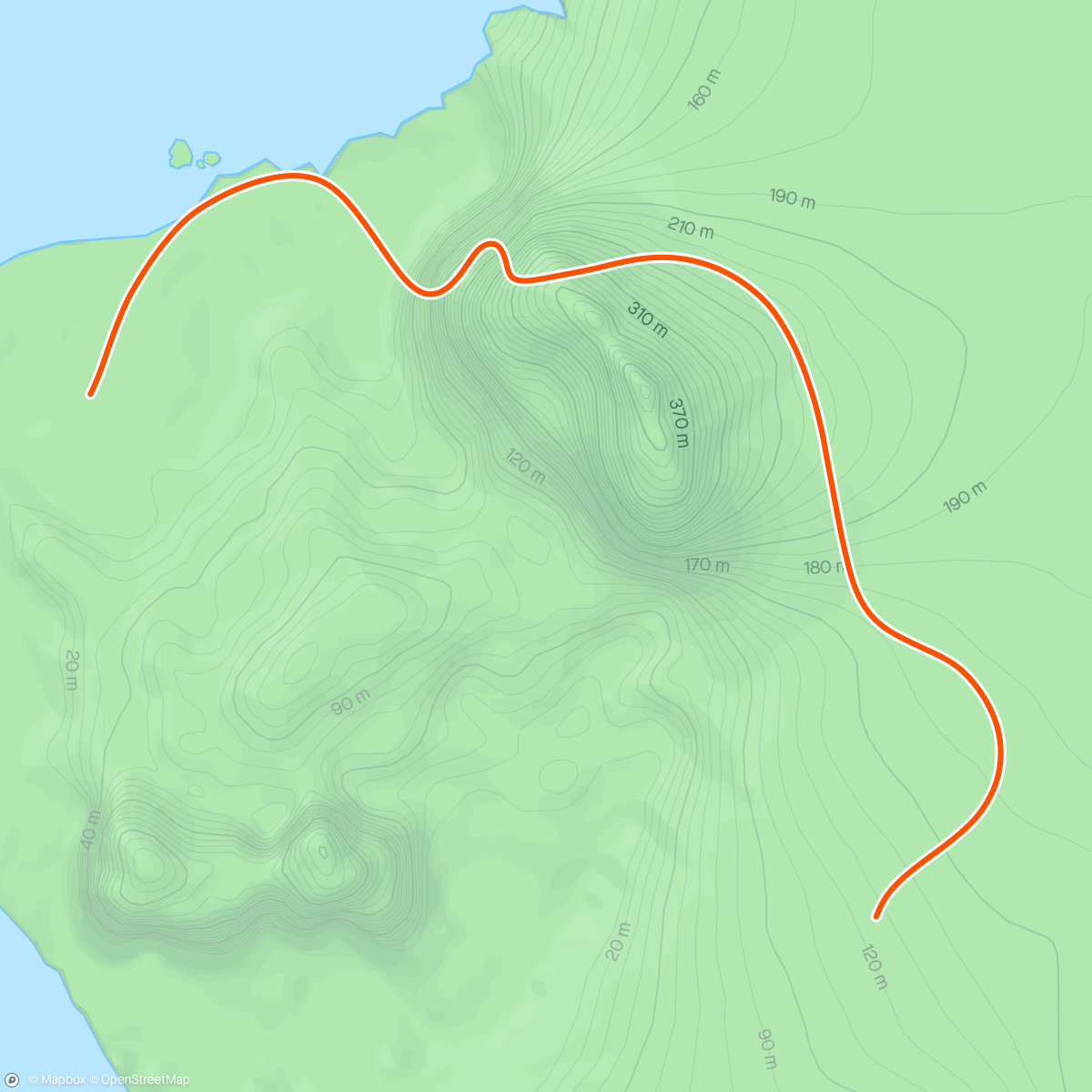 Map of the activity, Zwift - Over - Unders in Watopia