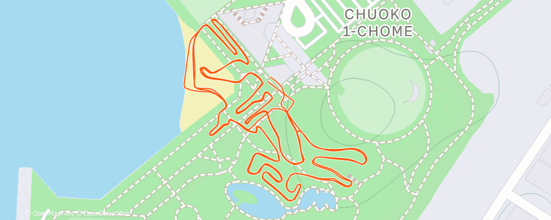 Map of the activity, Chiba