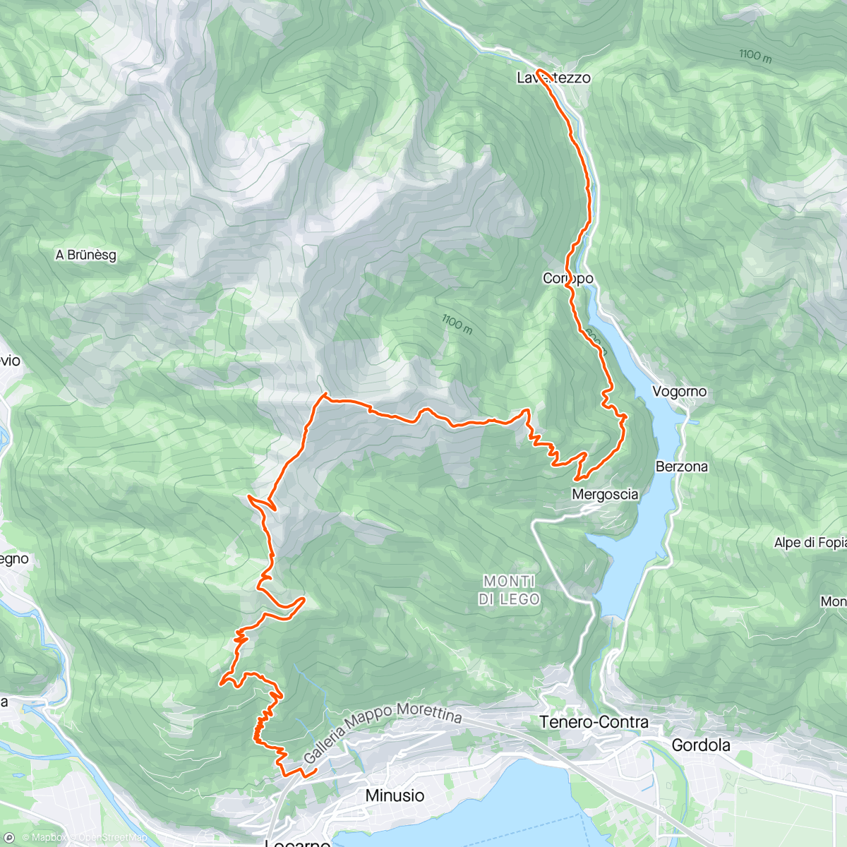 Karte der Aktivität „Aller voir la fameuse Val Verzasca”