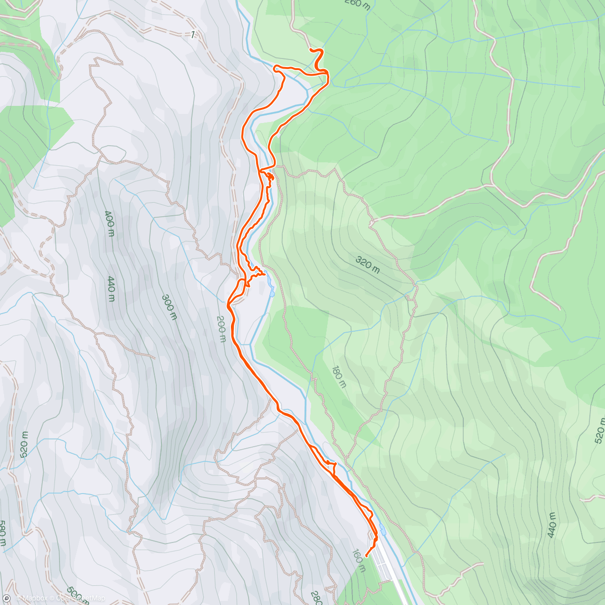 Karte der Aktivität „HIKING - Vallée de Cavu”