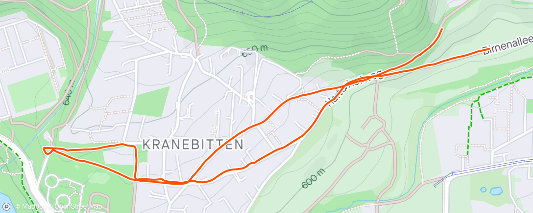 Mappa dell'attività Spaziergang am Nachmittag