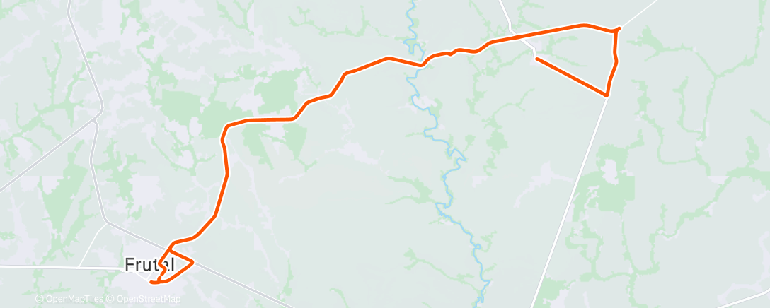 Map of the activity, Speed treino 🥵