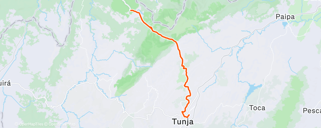 Карта физической активности (Vuelta ciclista por la mañana)
