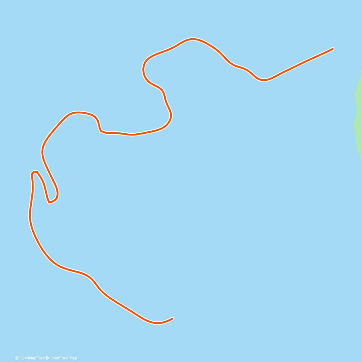 Map of the activity, Zwift - Volcano Circuit CCW in Watopia