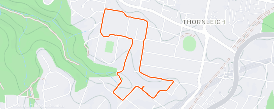 Карта физической активности (Evening Walk)