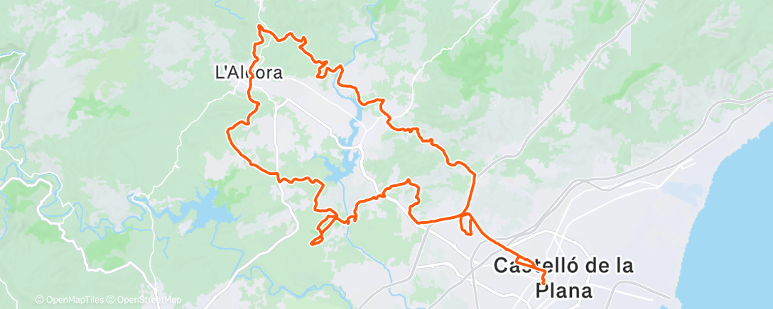 Map of the activity, SPA Tras 🏍