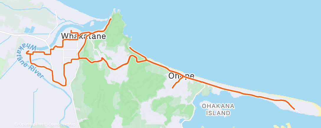 Map of the activity, Quick spin - post flight