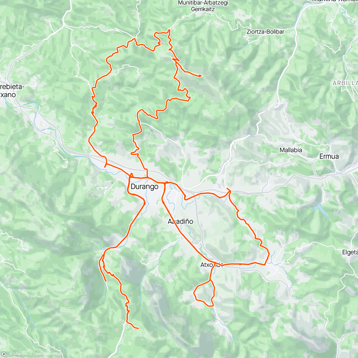 Map of the activity, Sudada ride 🥵😅