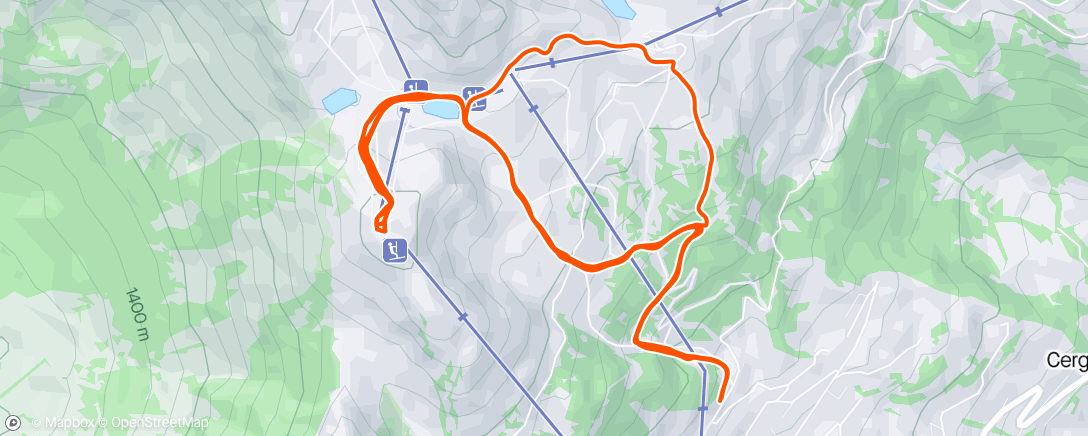 Map of the activity, Leysin 🎿