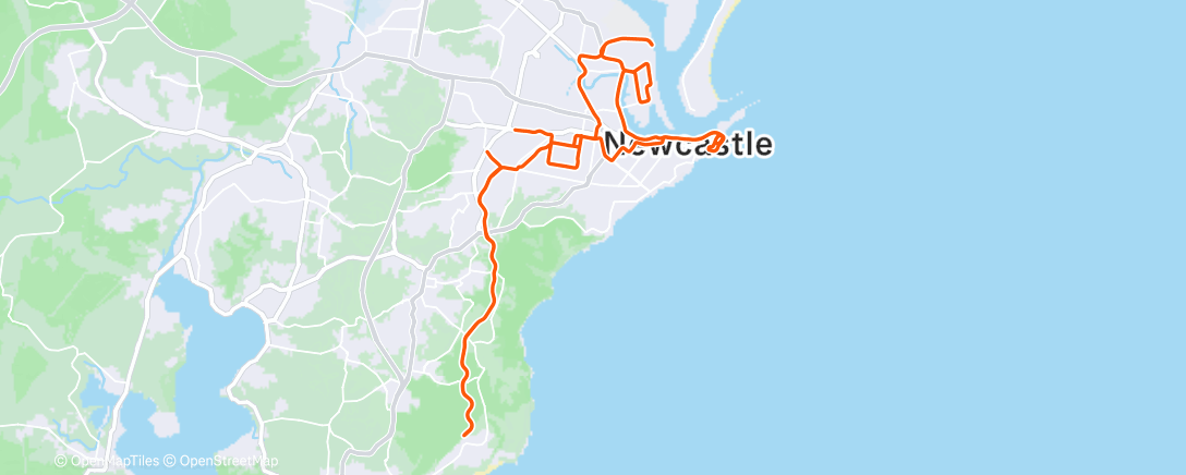 Map of the activity, Morning Ride