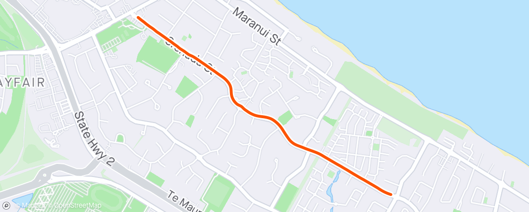 Map of the activity, Cycling with power of one leg