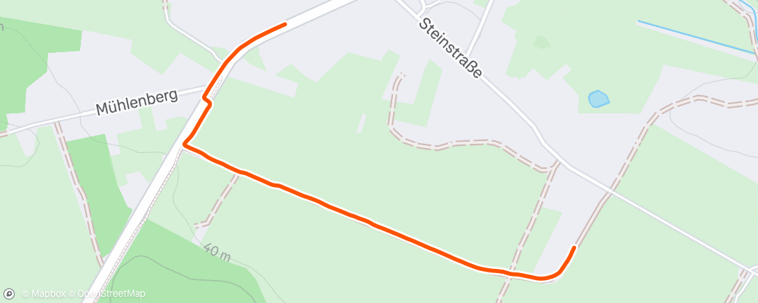 Map of the activity, Spaziergang am Morgen