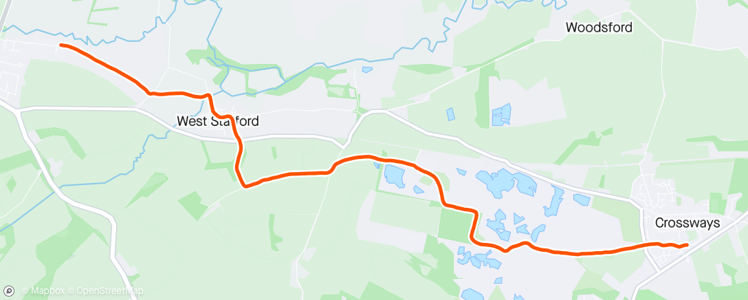 Map of the activity, Walk to work