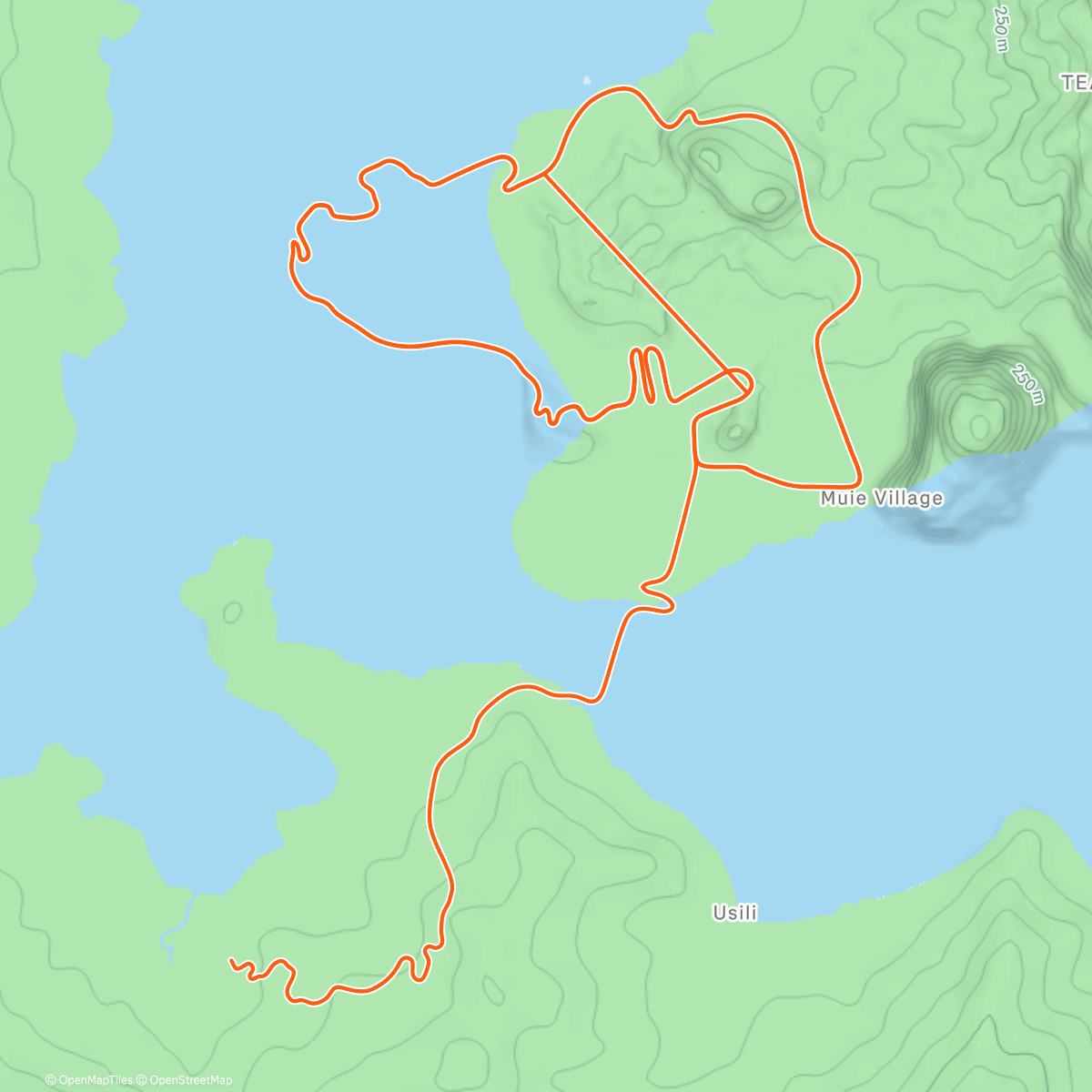 Map of the activity, Quattro day