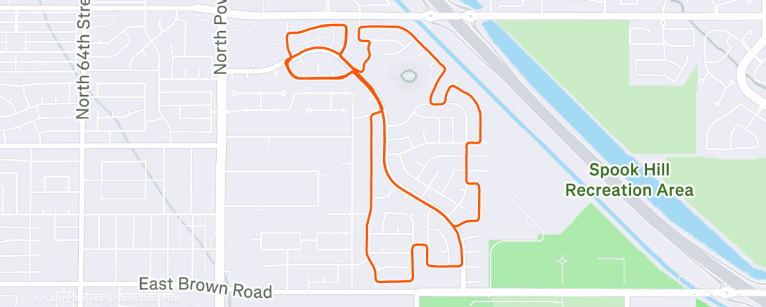 Map of the activity, reupped on the evos