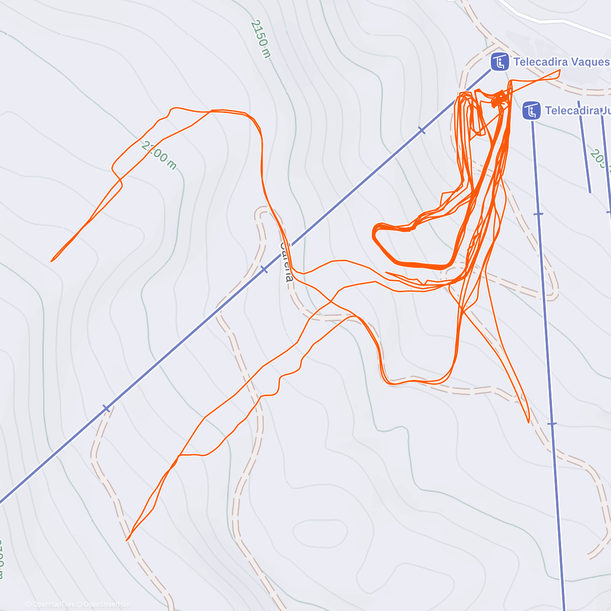 Map of the activity, Sprint Boi Taüll P. 4 😊💥