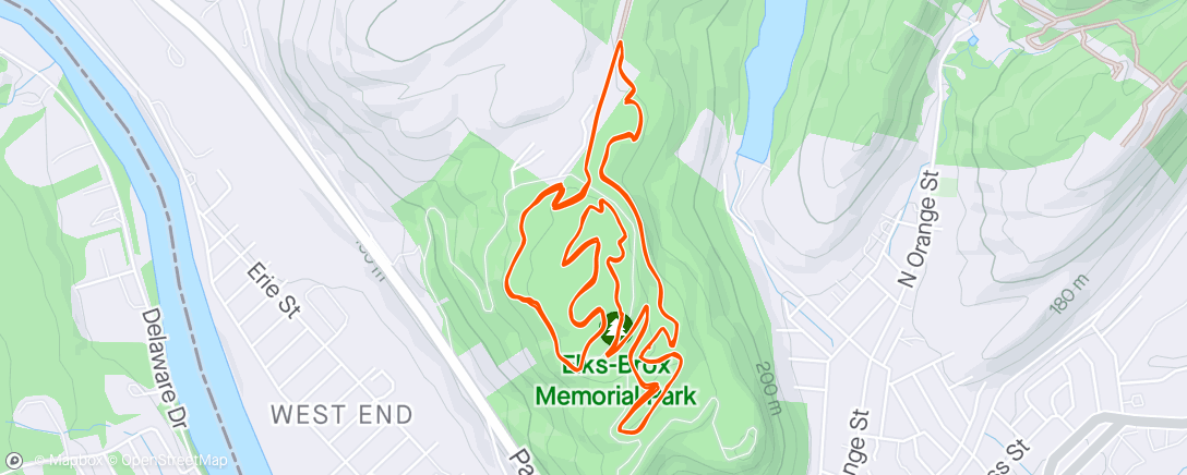 Map of the activity, Point Peter Pounder NYS MTB #1