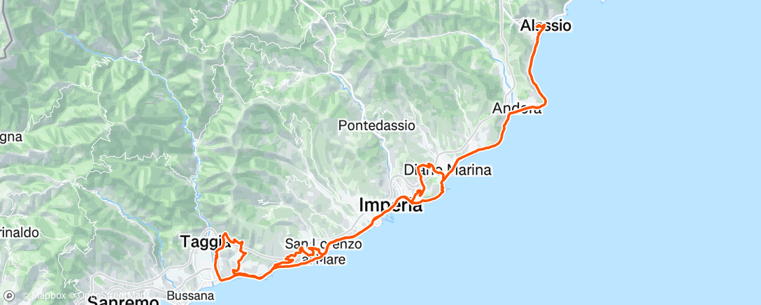 Peta aktivitas, Pedalata dell'ora di pranzo