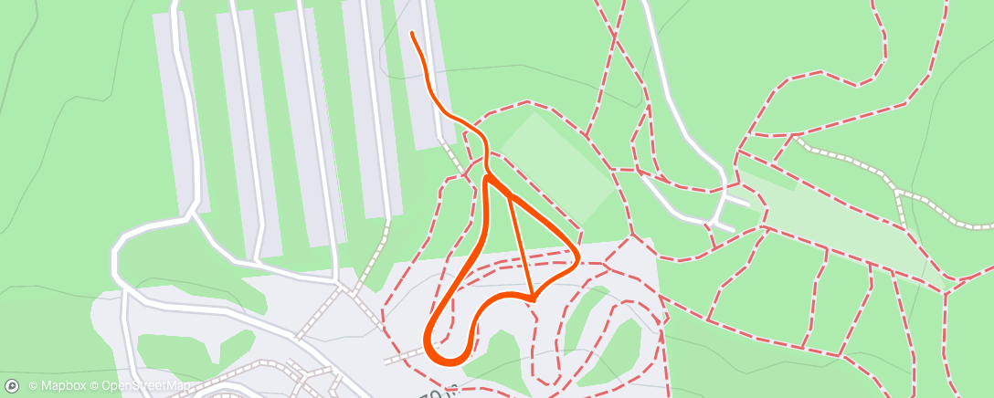 Map of the activity, Morning Nordic Ski