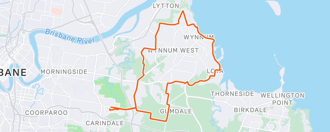 Карта физической активности (Bye bye Brisbane)