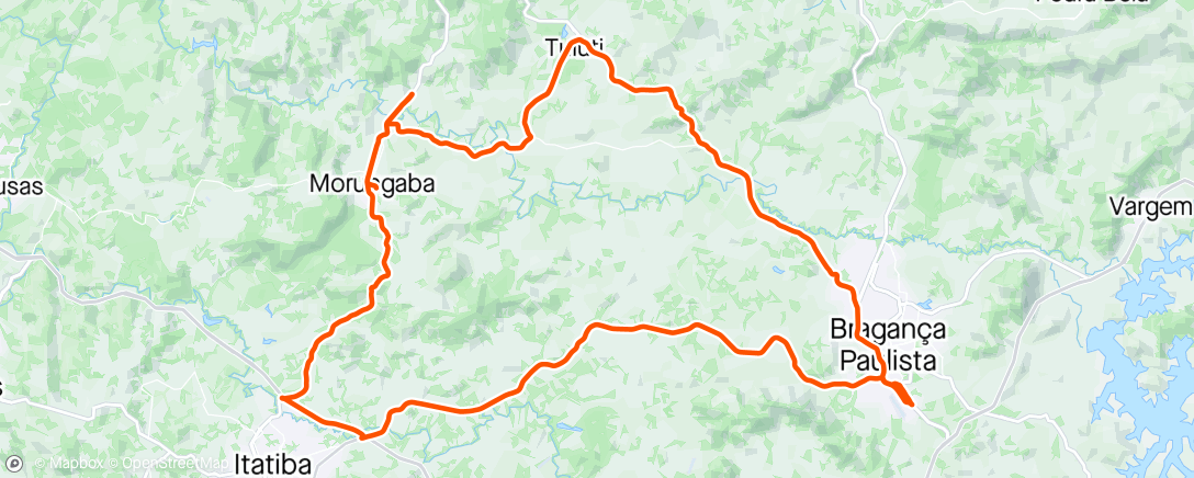 Map of the activity, Bragança - Speedeiros