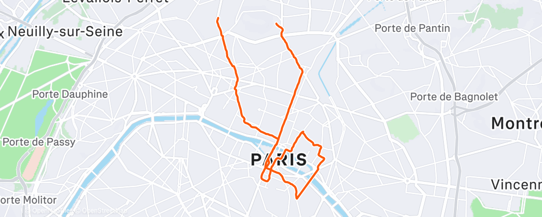 Map of the activity, Balade musée Carnavalet mais pas que