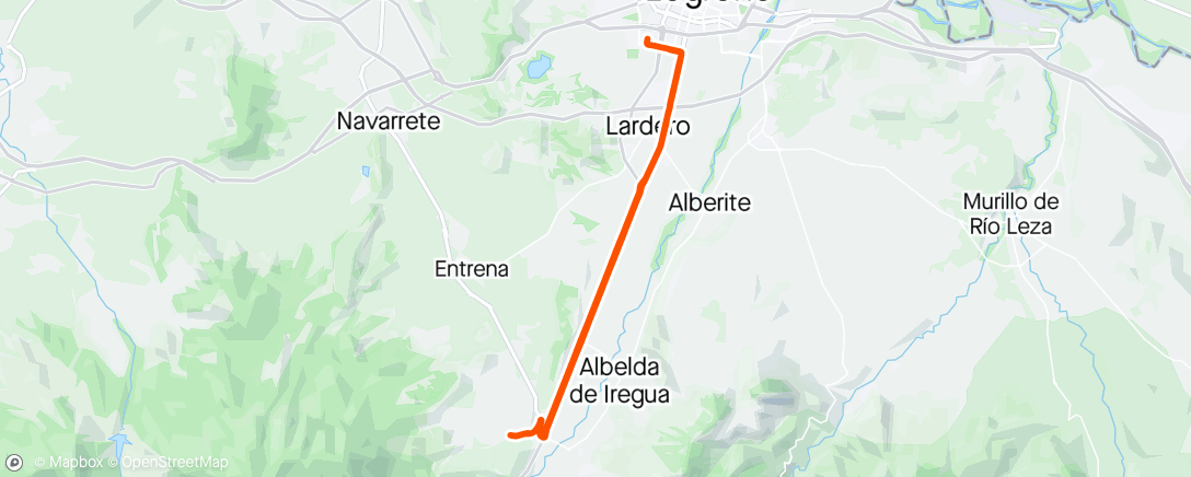 Map of the activity, Se viene aquabike