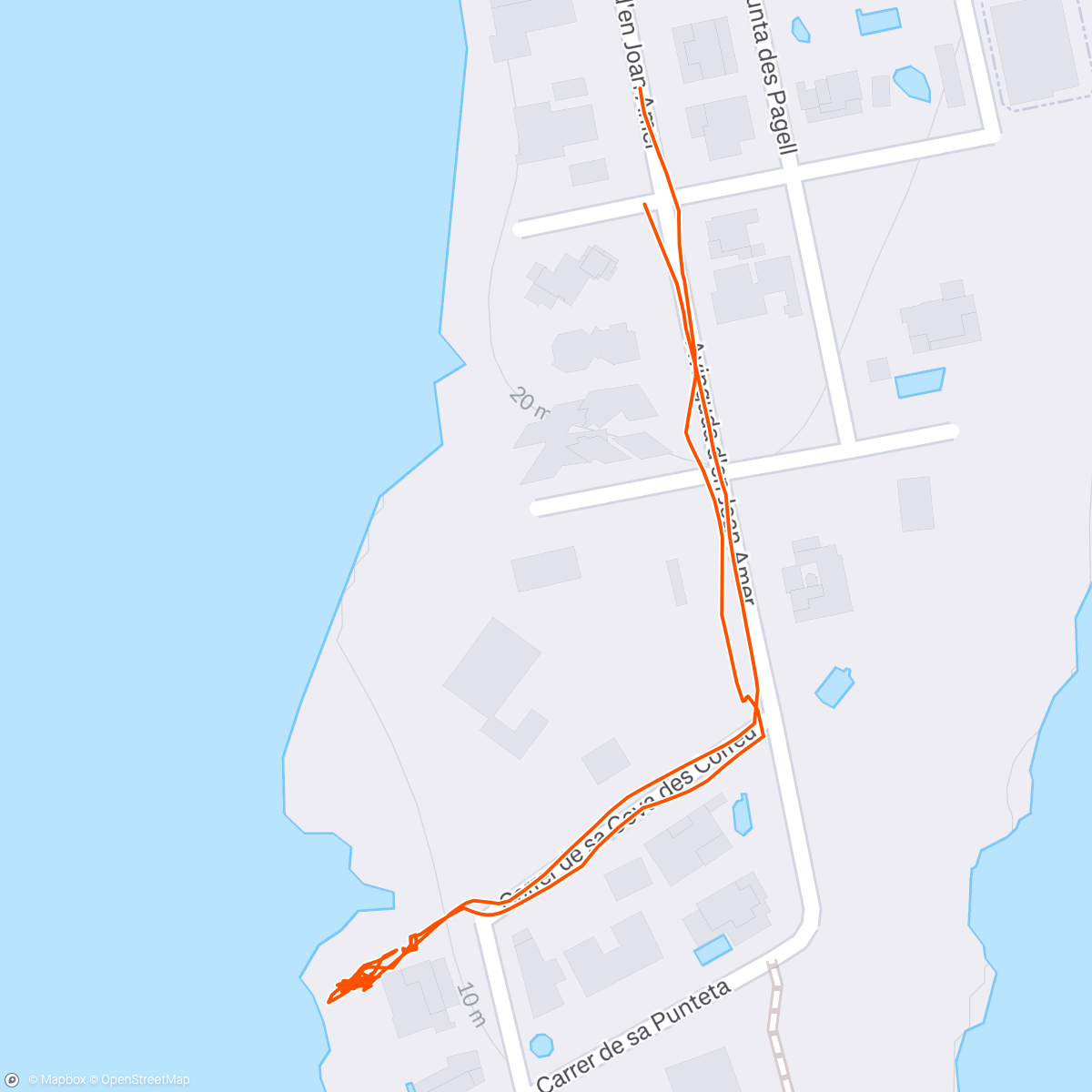 Карта физической активности (Abendspaziergang)