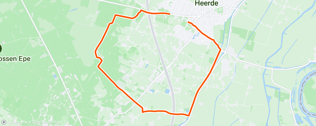 Mapa de la actividad, Druilerige zondag wandeling