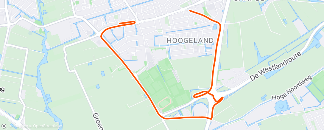 Map of the activity, Het was een lang fietsseizoen