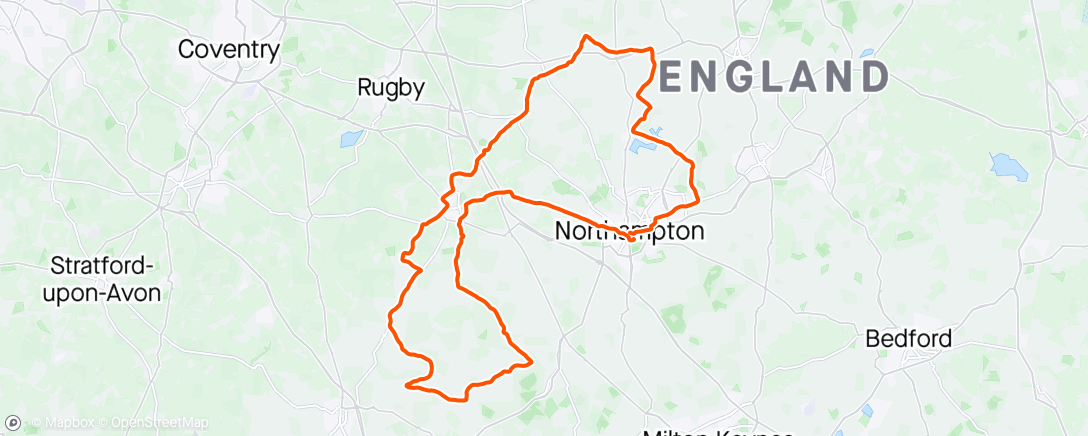 Mapa de la actividad, Tour of Britain #5