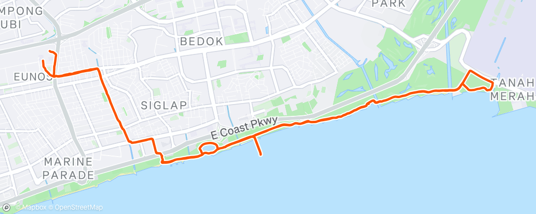 Map of the activity, Chill Afternoon Ride