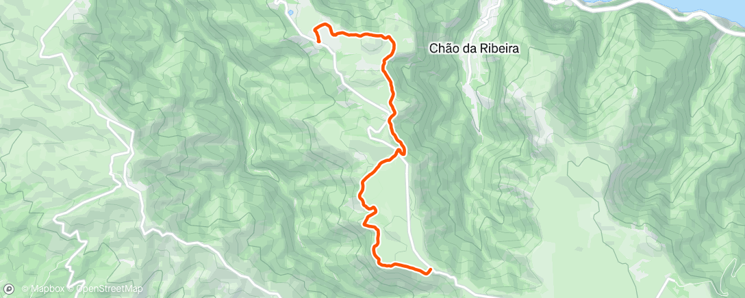 Map of the activity, Afternoon Hike