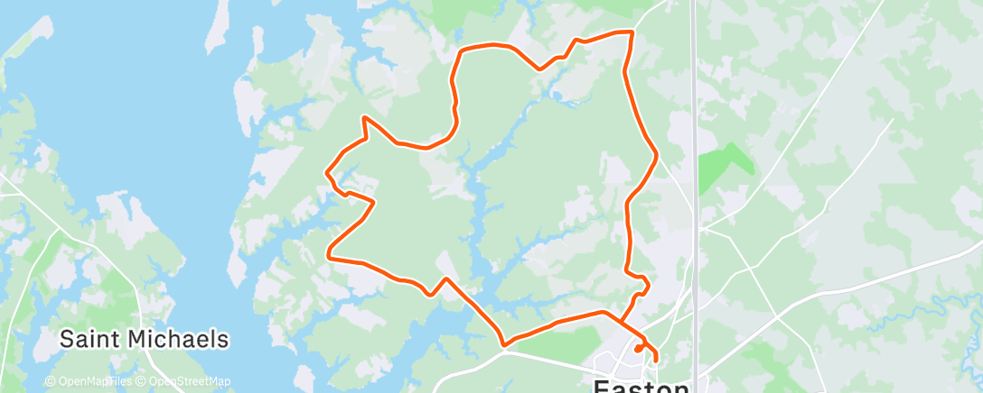 Map of the activity, Christmas Eve Scoot