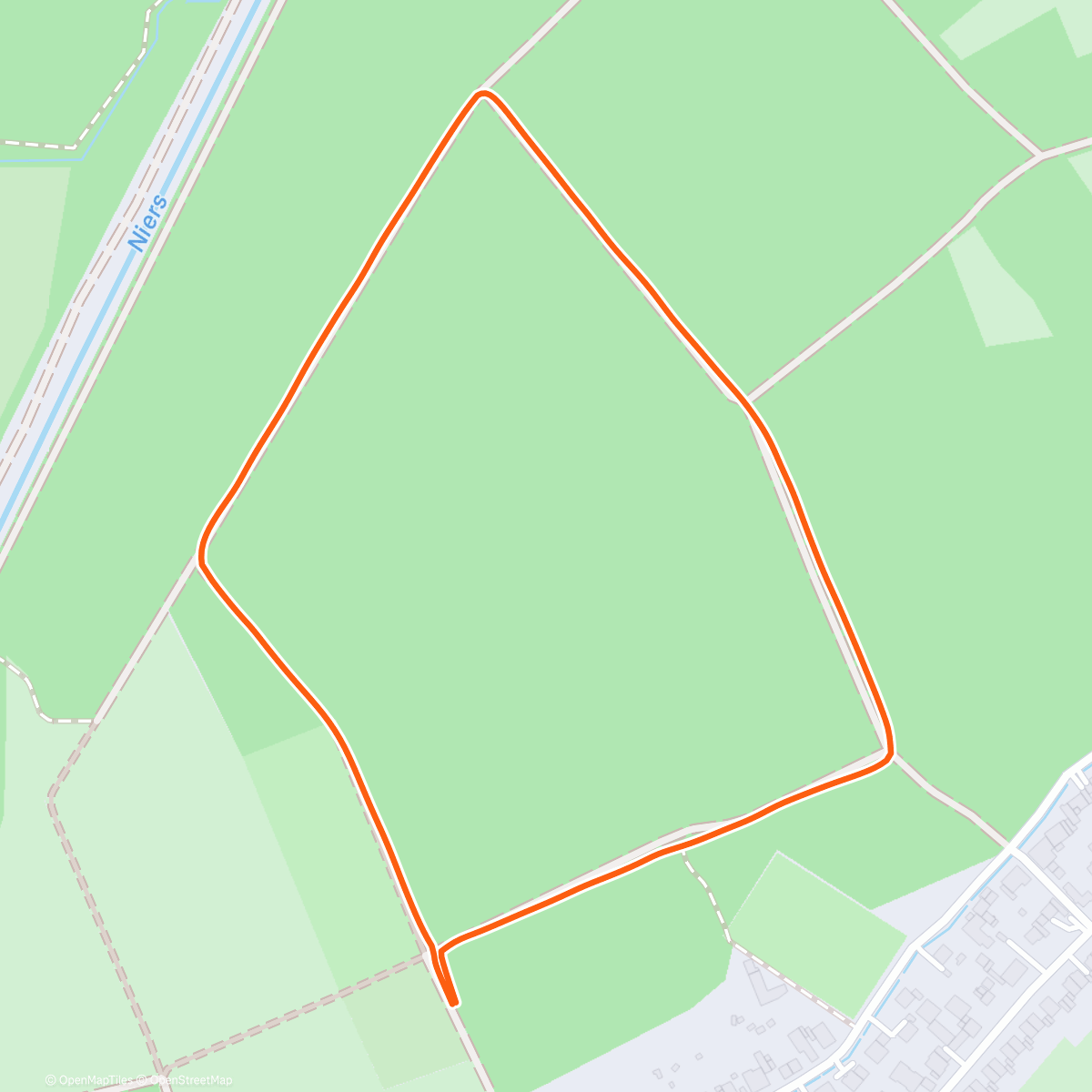 Map of the activity, Morgengassi mit Frederick und Nik
