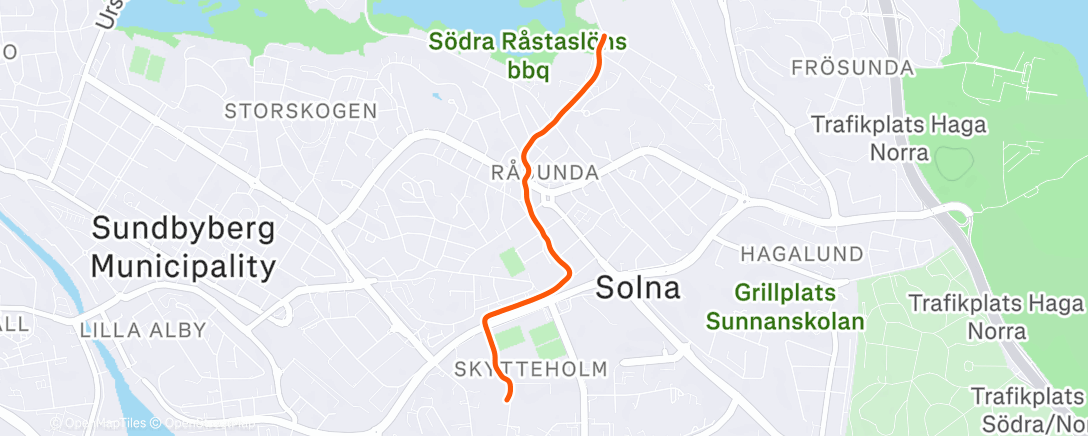 Карта физической активности (Recovery walk)