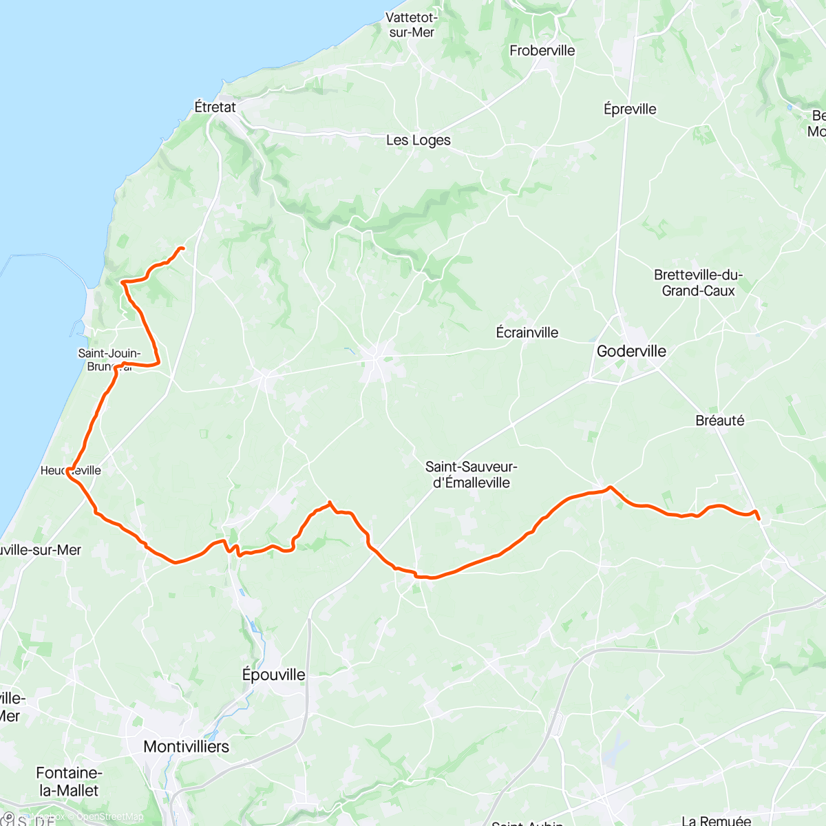 Map of the activity, 🚴🏼‍♂️