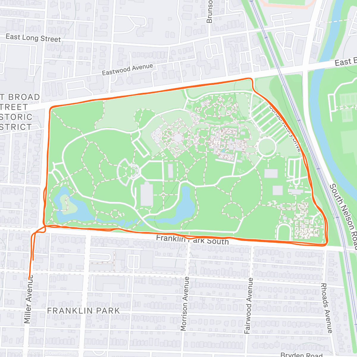 Map of the activity, Day 354 - 1st RUN