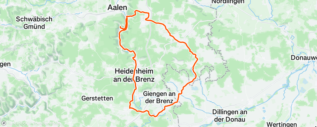 Map of the activity, Fahrt am Nachmittag