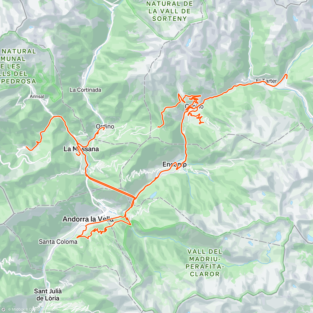 Карта физической активности (Morning Ride)