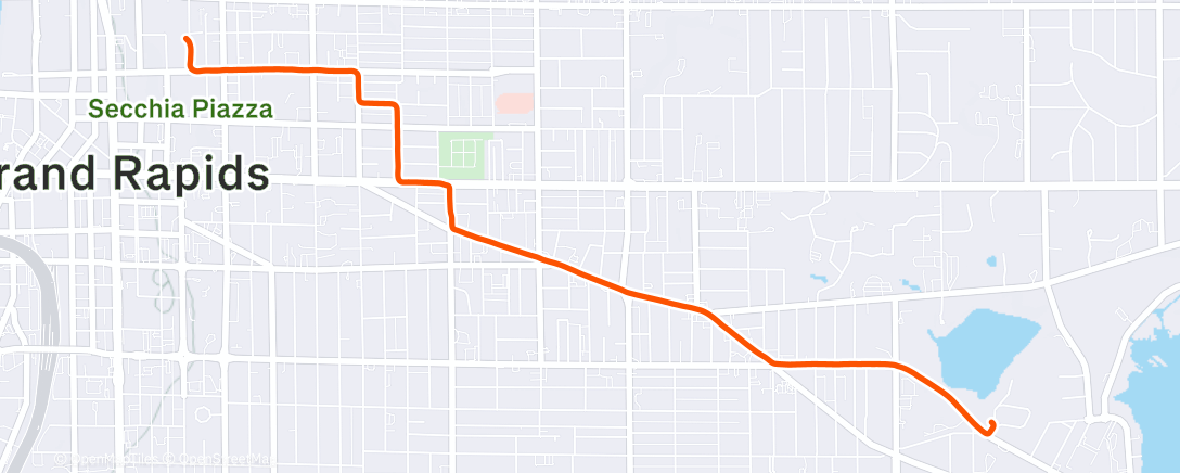 Карта физической активности (☁ Night Ride)