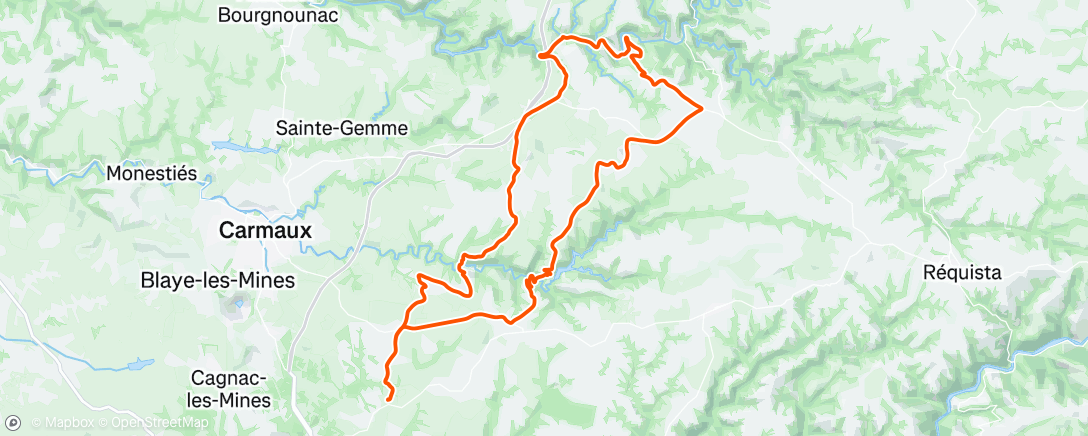 Carte de l'activité
