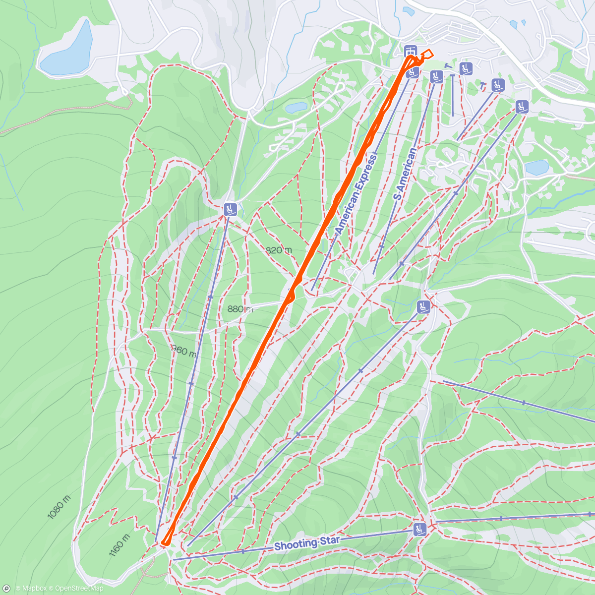 Map of the activity, 29029 Event