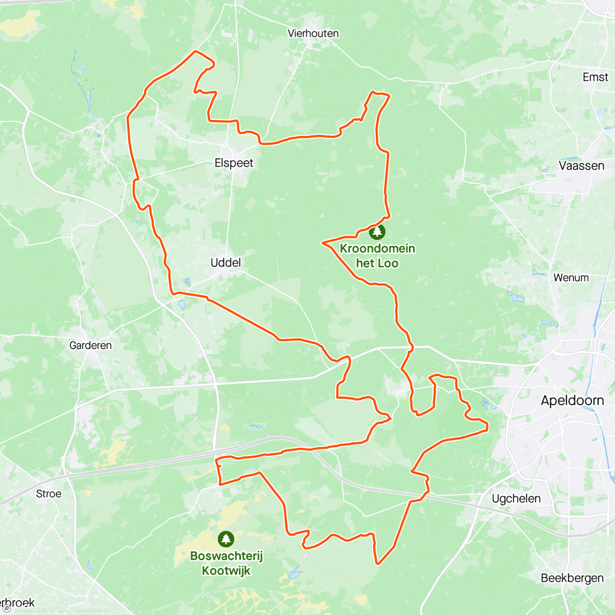 Map of the activity, Mooi rondje KD👑
